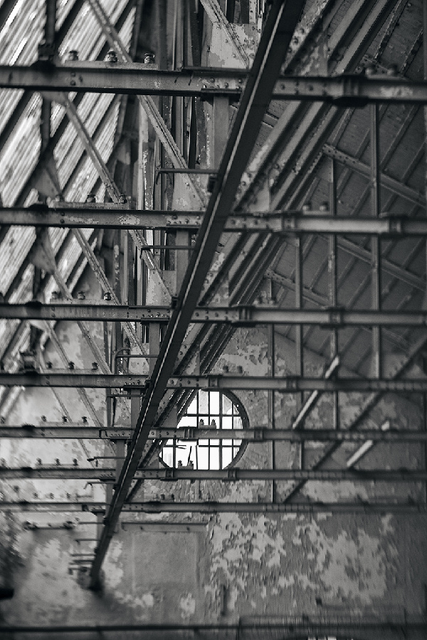 window frames & steel beams